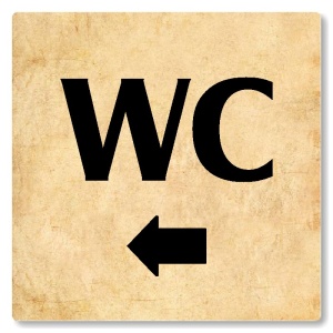 WC vlevo, 118x118mm, pergamen, Nevada
